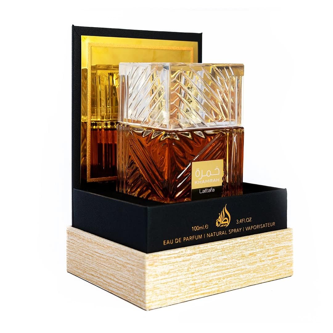 Khamrah - Vanilla, Warm Spicy, Amber, Cinnamon - Eau De Parfum Long-Lasting Fragrance for Unisex, 3.40 Ounce / 100 Ml