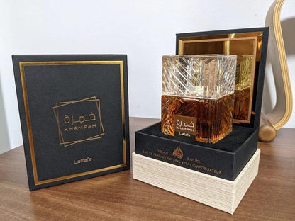 Khamrah - Vanilla, Warm Spicy, Amber, Cinnamon - Eau De Parfum Long-Lasting Fragrance for Unisex, 3.40 Ounce / 100 Ml